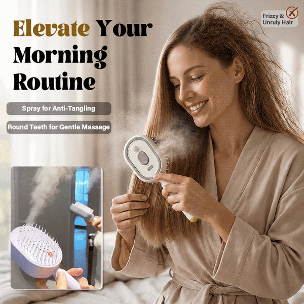 2026 Electric Spray Air Cushion Massage Comb