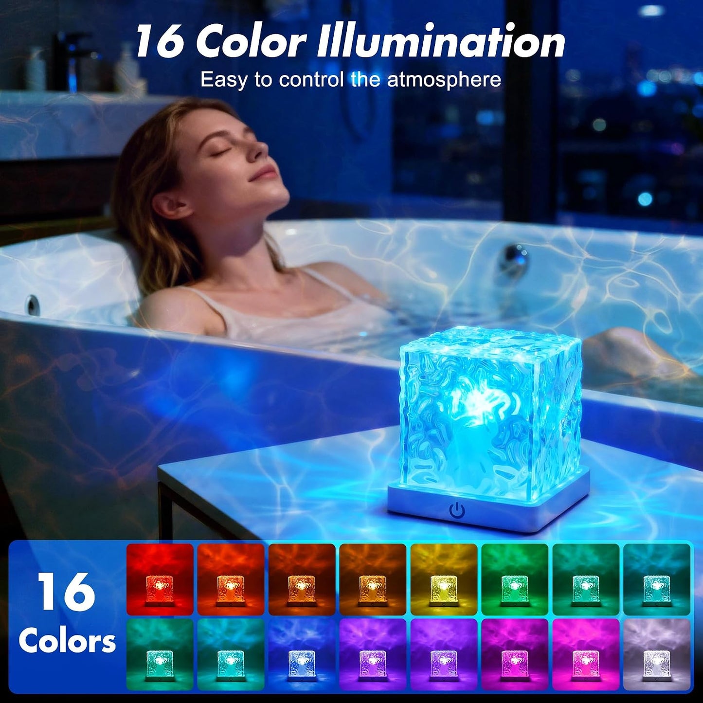 Ocean Wave Shower Light - Turn Your Bathroom Into A Spa
