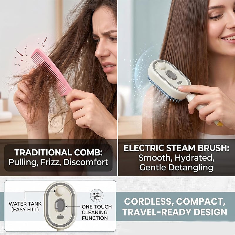 2026 Electric Spray Air Cushion Massage Comb