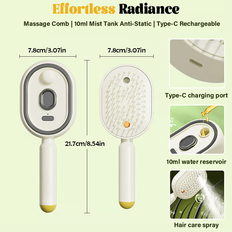 2026 Electric Spray Air Cushion Massage Comb