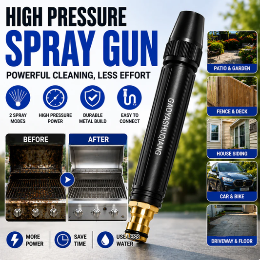 Buy One, Get One Free!High-Pressure Car WashSpray Gun - An Essential Toolfor Watering Flowers &Vegetables and Cleaning YourBeloved Car!
