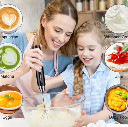 Rechargeable Milk Frother,CoffeeMixer,Frother Wand Drink Mixer